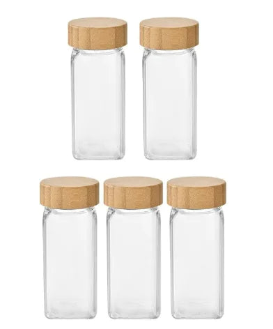 Round Glass Seasoning Jar 120ml