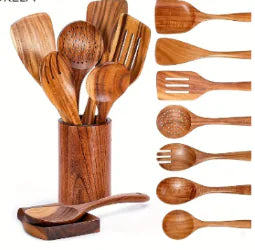 Culinary Essentials Wooden Spatulas